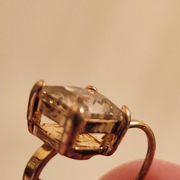 Pink Emerald Cut Hinged Earrings - Picture 3 of 11